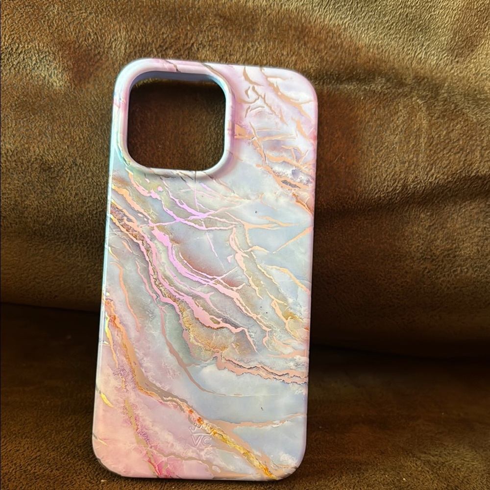 Marble Pattern Phone Case with Ring Holder - Picture 3 of 6